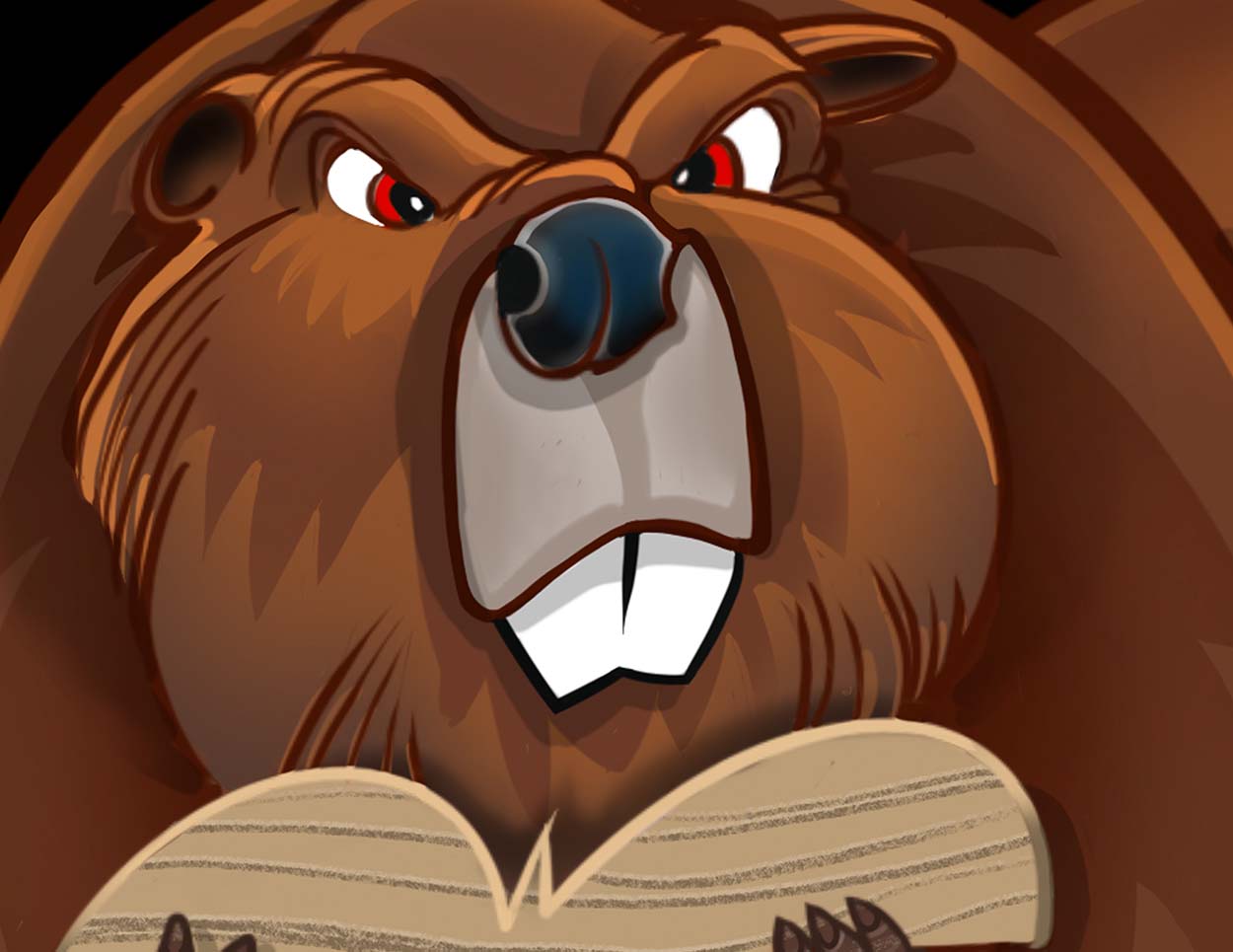 Beaver Illustration by Dan Humphreys