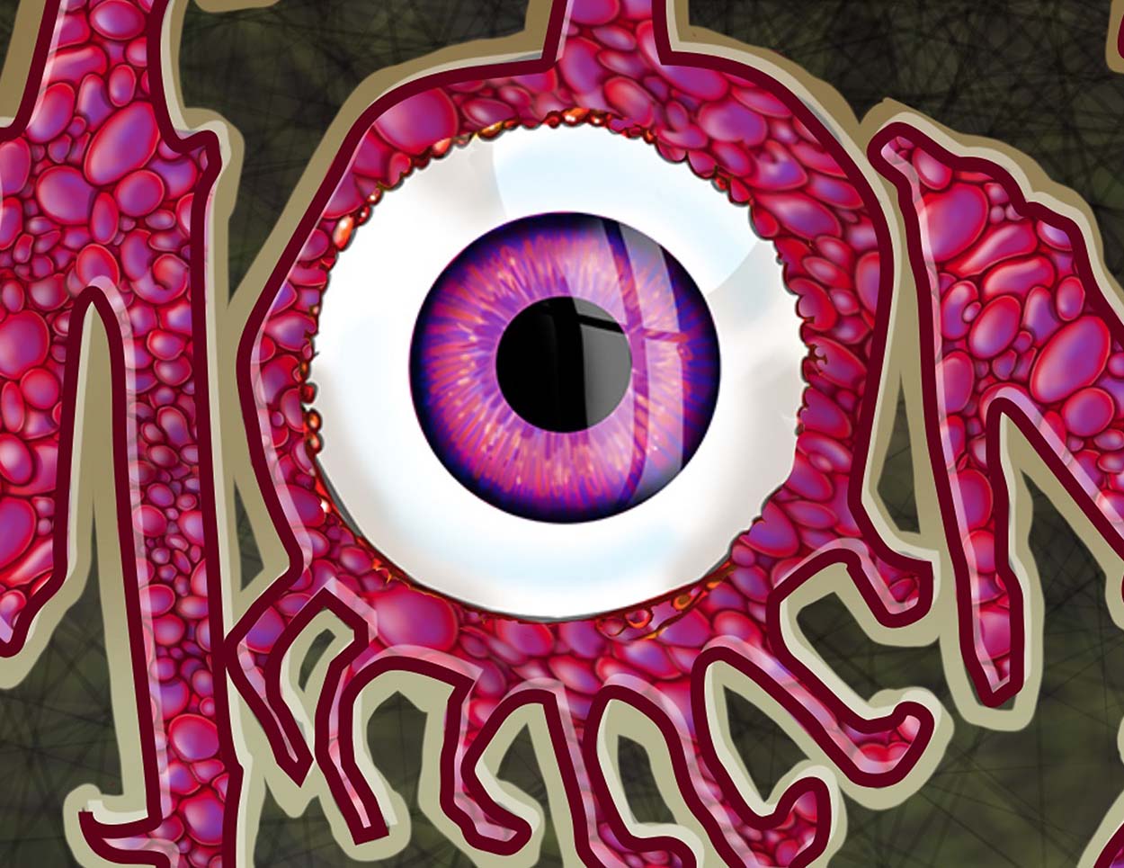 Monsters Type Illustration